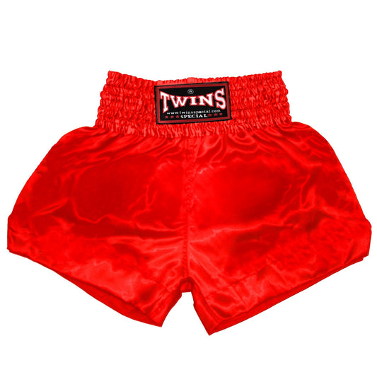 TWINS Muay Thai Shorts - Solid - Bold Colors - Red, Brown, Green, Blue, Lavender