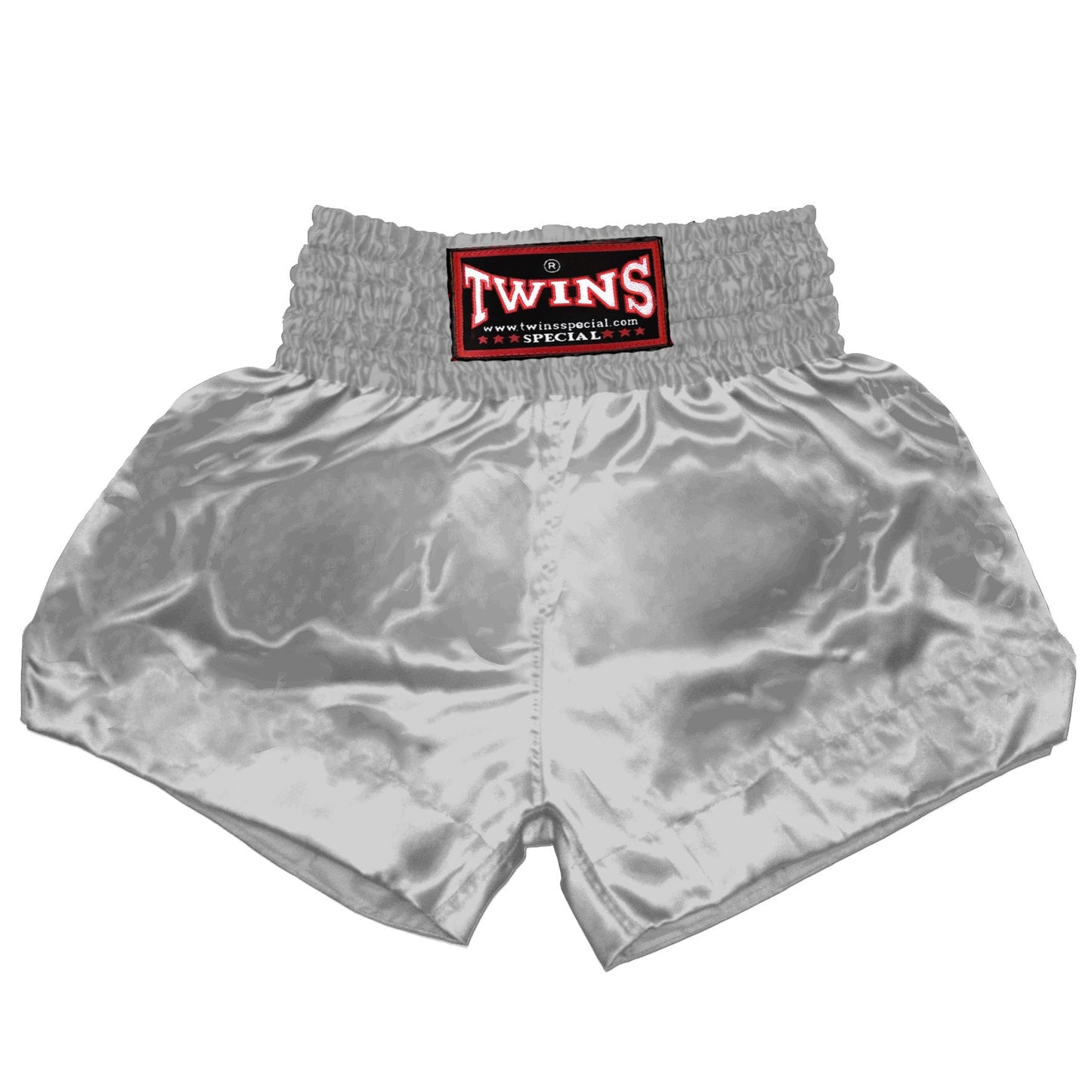 TWINS Muay Thai Shorts - Solid - Classic Tones - Black, Grey, White, Gold, Silver