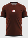 TWINS Muay Thai Boxing T-Shirts - Dual - Dark Colors - Arm Band - Black - Shirt - Maroon, Dark Brown, Dark-Green, Navy Blue, Purple