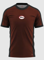 TWINS Muay Thai Boxing T-Shirts - Dual - Dark Colors - Border Bands - Black - Shirt - Maroon, Dark Brown, Dark-Green, Navy Blue, Purple