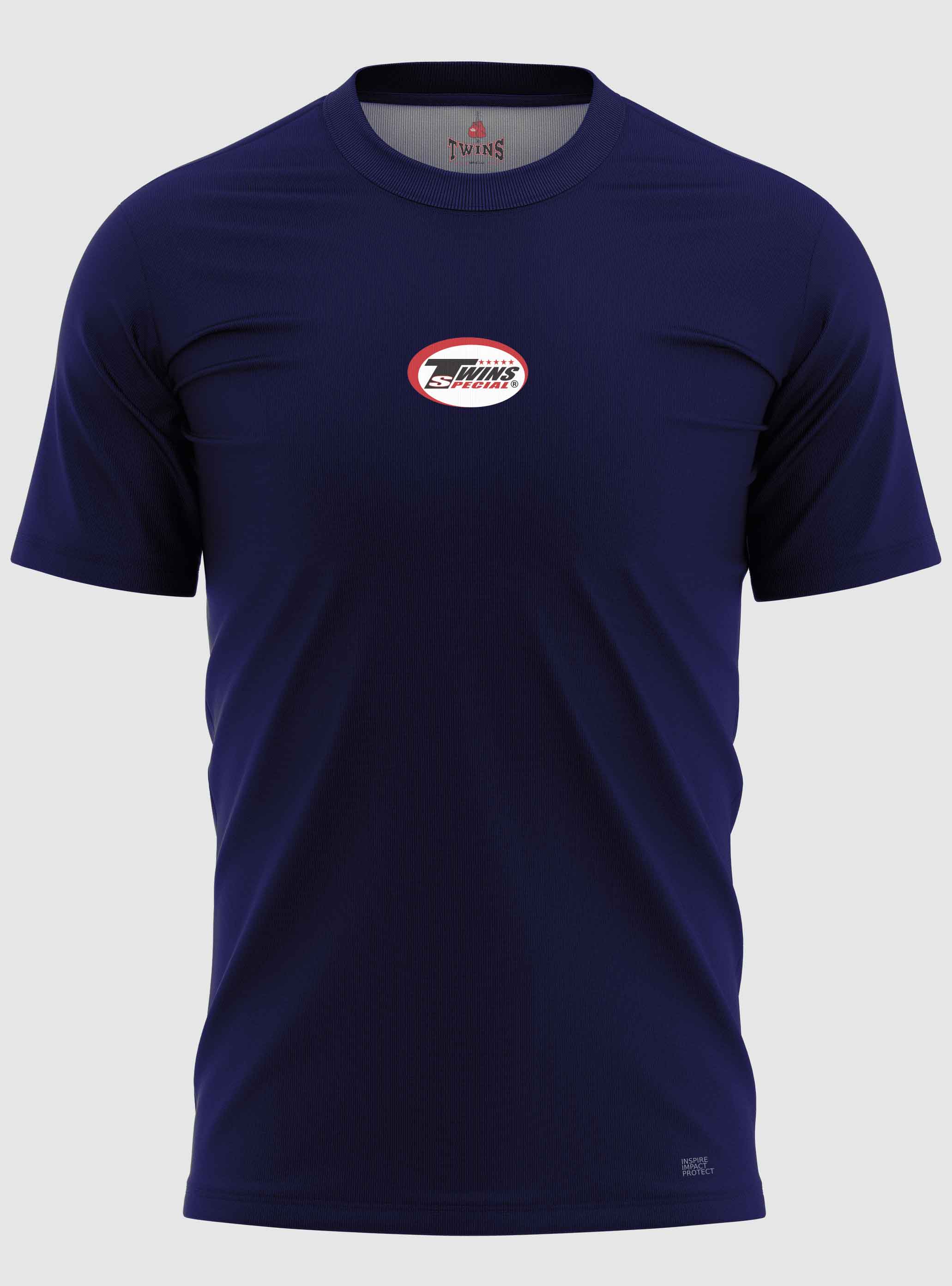 TWINS Muay Thai Boxing T-Shirt - Solid - Dark Colors - Maroon - Dark Brown, Dark-Green, Navy Blue, Purple