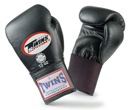 TWINS SPECIAL Boxing Gloves- Premium Leather w/ Elastic- Classic Tones