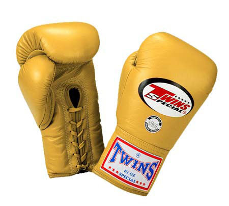 TWINS Boxing Gloves- Premium Leather w/ Laceup - Classic Tones - White - Silver - Black