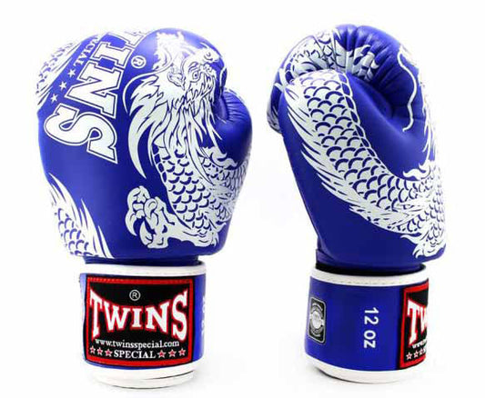 TWINS Boxing Gloves - Dragon - Black, White, Copper, Gold, Red, Blue