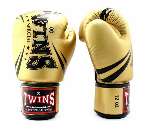 TWINS Boxing Gloves - Signature - Classic Tones - Gold, Grey, Silver