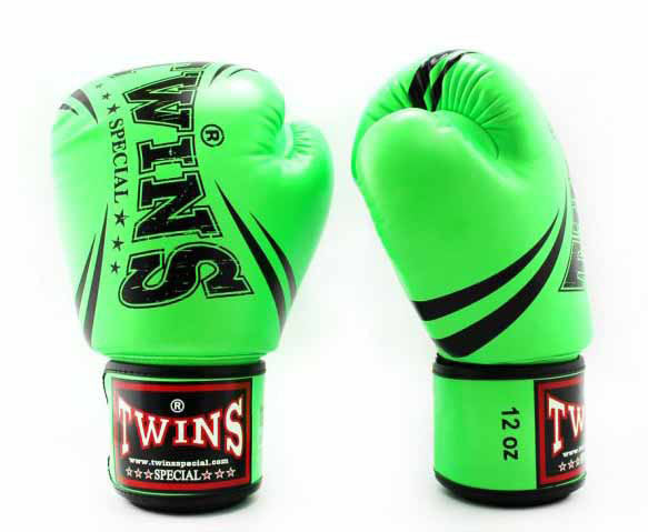 TWINS Boxing Gloves - Signature - Magenta, Green, Orange