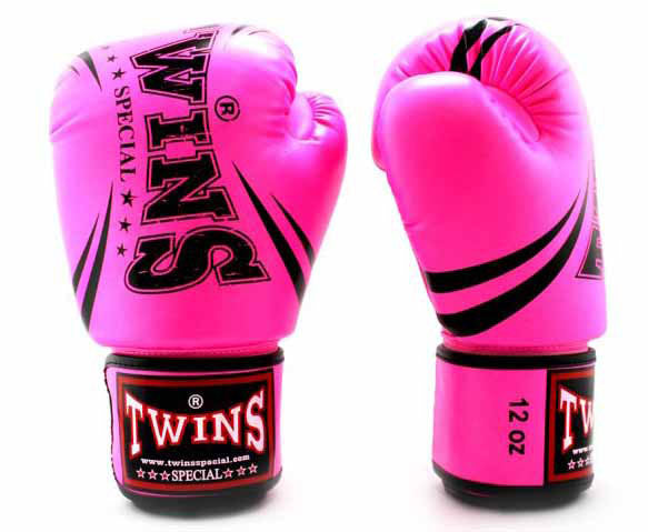 TWINS Boxing Gloves - Signature - Magenta, Green, Orange