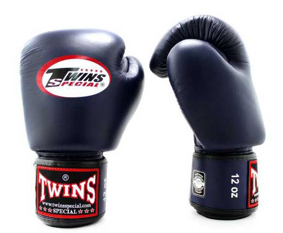 TWINS Boxing Gloves- Premium Leather w/ Velcro - Dark Colors - Maroon, Dark Brown, Green, Navy, Purple