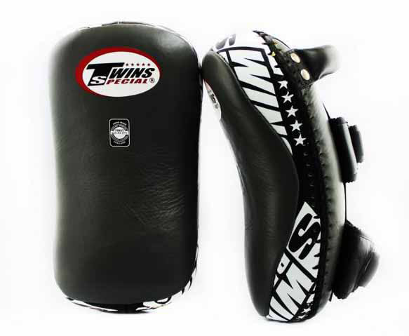 Curved TWINS Thai Pads - TWINS Muay Thai, Kicking, Martial Arts & MMA - Black