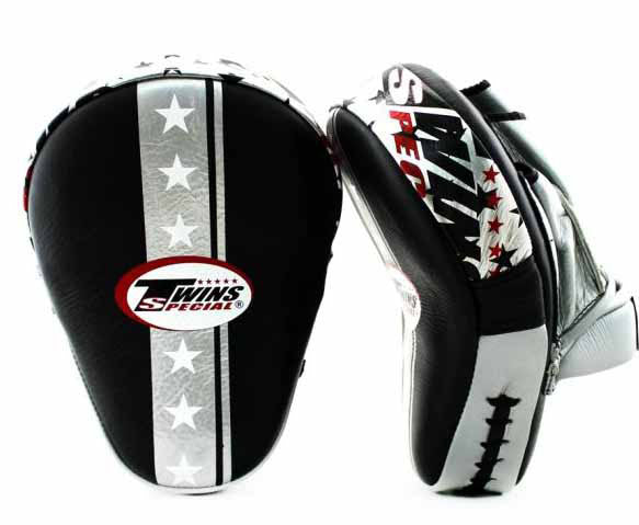 TWINS Punching Mitts - Signature - TWINS Boxing, MMA & Muay Thai - Gold, Silver