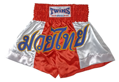 TWINS Muay Thai Shorts - Triple Lanes Vertical