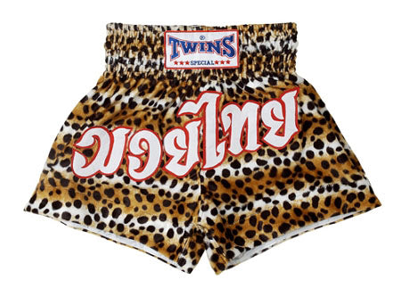 TWINS Muay Thai Shorts - Leopard Pattern