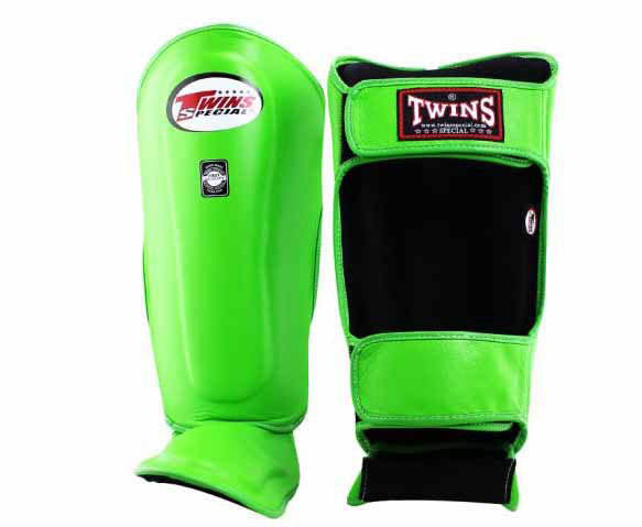 TWINS Shin Guards - TWINS Muay Thai, Kicking, Martial Arts & MMA - Green