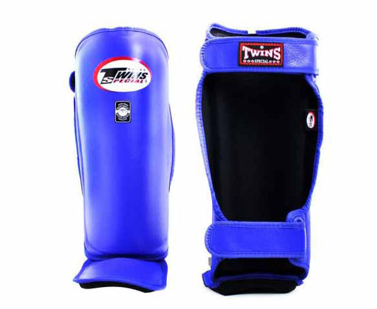 TWINS Shin Guards - TWINS Muay Thai, Kicking, Martial Arts & MMA - Blue