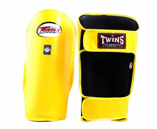 TWINS Shin Guards - TWINS Muay Thai, Kicking, Martial Arts & MMA - Yellow