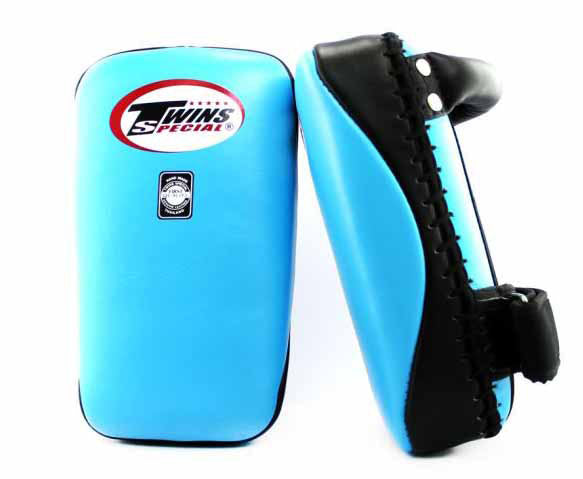 TWINS Thai Pads - Velcro - TWINS Muay Thai, Kicking, Martial Arts & MMA - Light Blue, Black