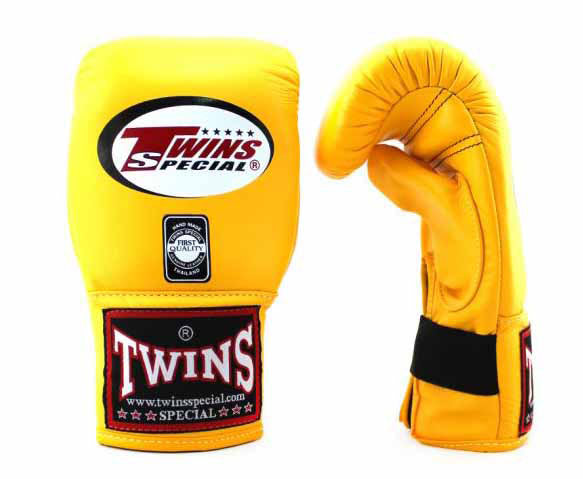 TWINS Training Gloves- TWINS Boxing, MMA & Muay Thai - Yellow