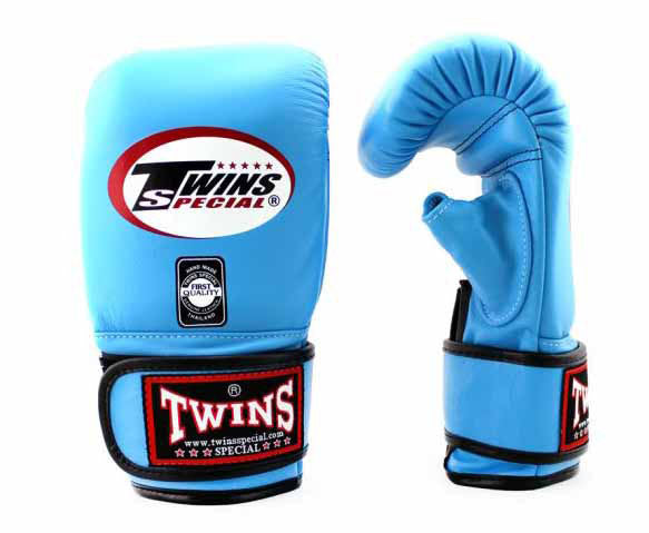 TWINS Training Gloves- TWINS Boxing, MMA & Muay Thai - Light Blue