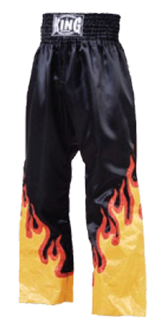 KING Kick Boxing Trousers- Fire Flame