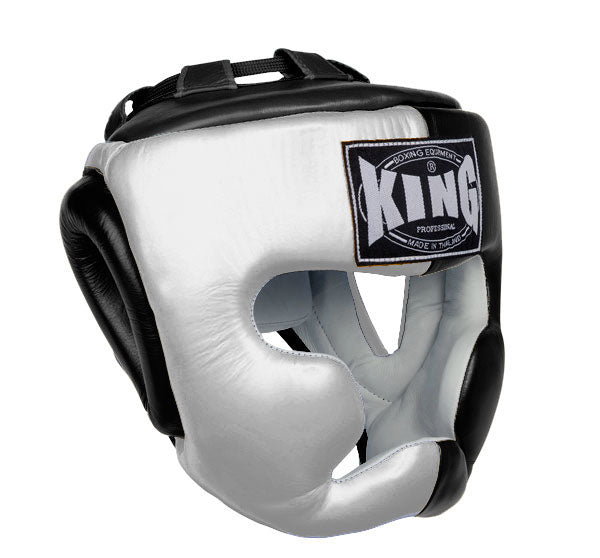 KING Head Gear (Full-Face) Dual Color - White-Black - khgfc-122