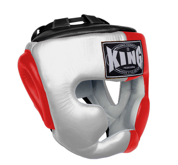 KING Head Guard- Full Coverage - Triple Color - White - Red - Black Blue Yellow