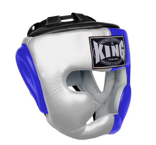 KING Head Guard- Full Coverage - Triple Color - White - Blue - Black Red Yellow