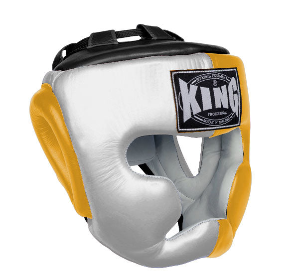 KING Head Guard- Full Coverage - Triple Color - White - Yellow - Black Blue Red