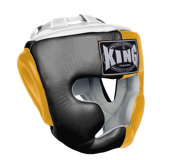 KING Head Guard- Full Coverage - Triple Color - Black - Yellow - Blue Red White