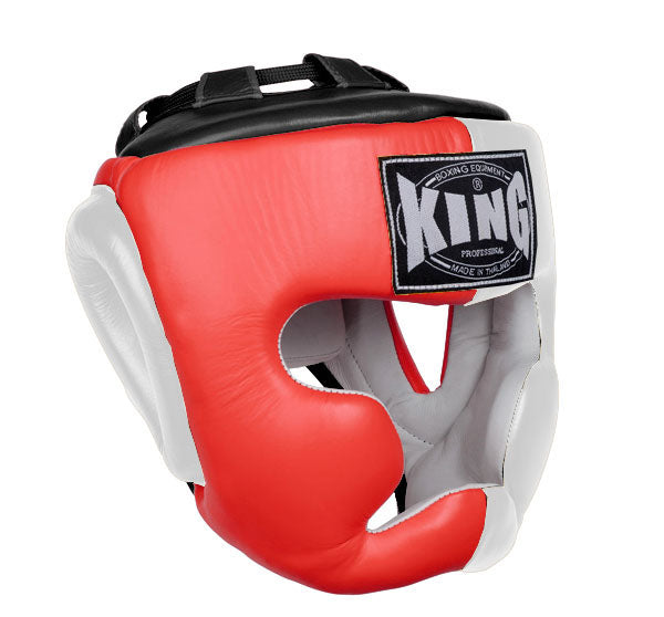 KING Head Guard- Full Coverage - Triple Color - Red - White - Black Blue Yellow