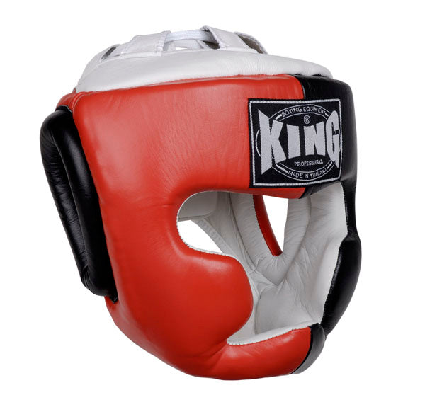 KING Head Guard- Full Coverage - Triple Color - Red - Black - Yellow Blue White