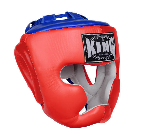 KING Head Guard- Full Coverage - Dual Color - Red - Black Blue White Yellow