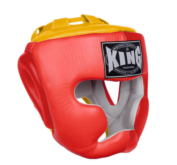 KING Head Guard- Full Coverage - Dual Color - Red - Black Blue White Yellow