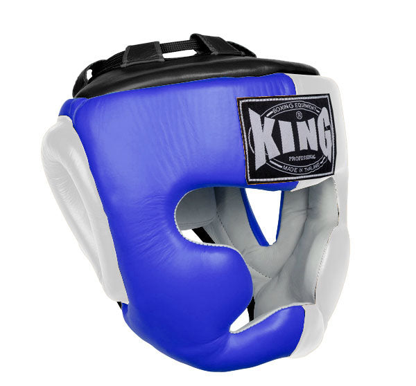 KING Head Guard- Full Coverage - Triple Color - Blue - White - Black Red Yellow