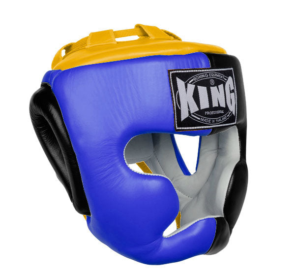 KING Head Guard- Full Coverage - Triple Color - Blue - Black - Red White Yellow