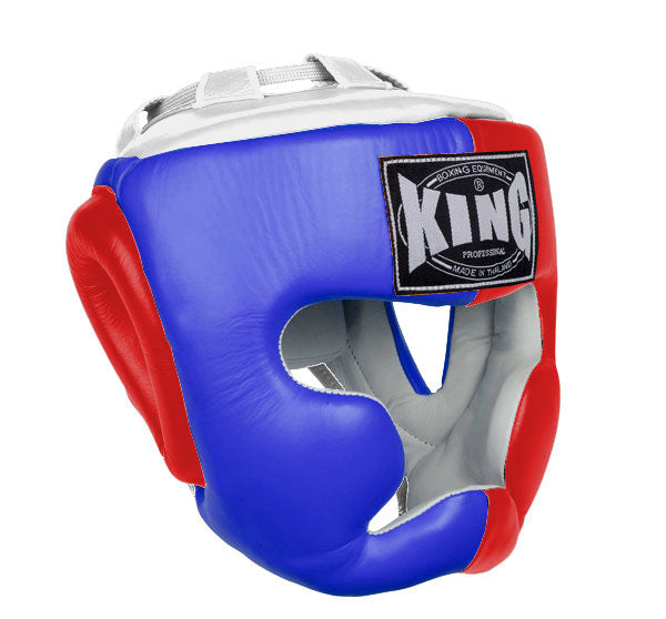 KING Head Guard- Full Coverage - Triple Color - Blue - Red - Black White Yellow