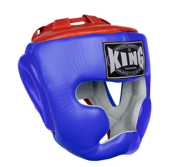 KING Head Guard- Full Coverage - Dual Color - Blue - Black Red White Yellow