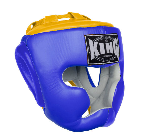 KING Head Guard- Full Coverage - Dual Color - Blue - Black Red White Yellow