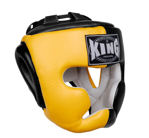 KING Head Guard- Full Coverage - Dual Color - Black - Red Blue White Yellow