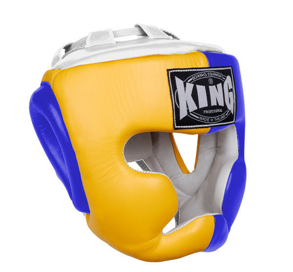 KING Head Guard- Full Coverage - Triple Color - Yellow - Red - Black Blue White