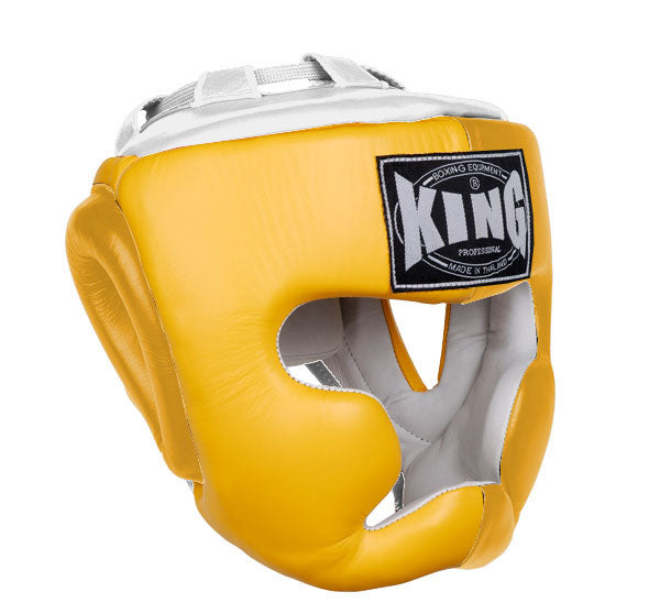 KING Head Guard- Full Coverage - Dual Color - Yellow - Black Blue Red White