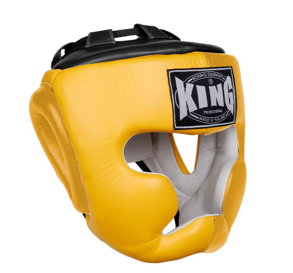 KING Head Guard- Full Coverage - Dual Color - Yellow - Black Blue Red White