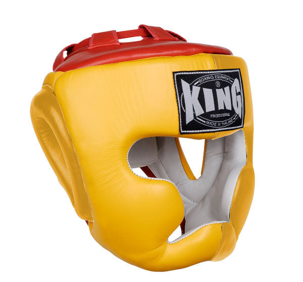 KING Head Guard- Full Coverage - Dual Color - Yellow - Black Blue Red White