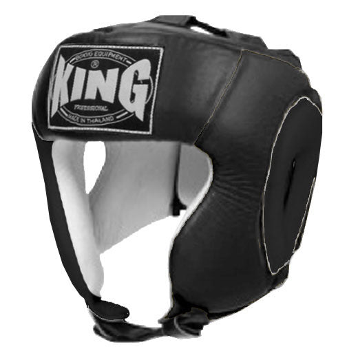 KING Head Guard- Open Chin - Black Blue Red White Yellow