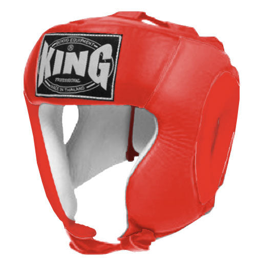 KING Head Guard- Open Chin - Black Blue Red White Yellow