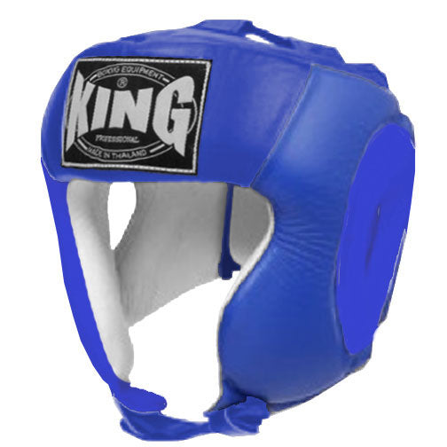 KING Head Guard- Open Chin - Black Blue Red White Yellow