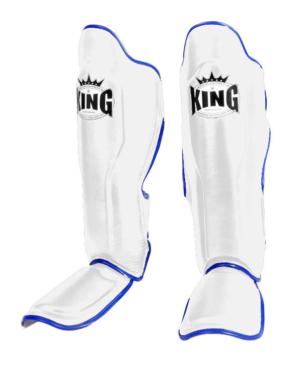 KING Professional Shin Guard - Dual Color - White