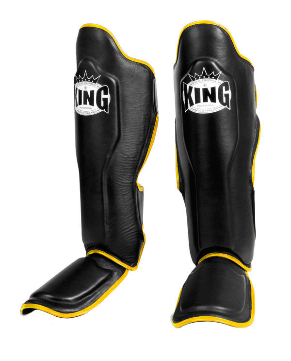 KING Professional Shin Guard - Dual Color - Black