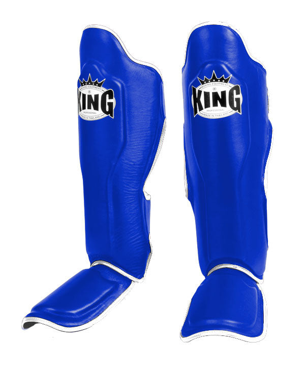 KING Professional Shin Guard - Dual Color - Blue