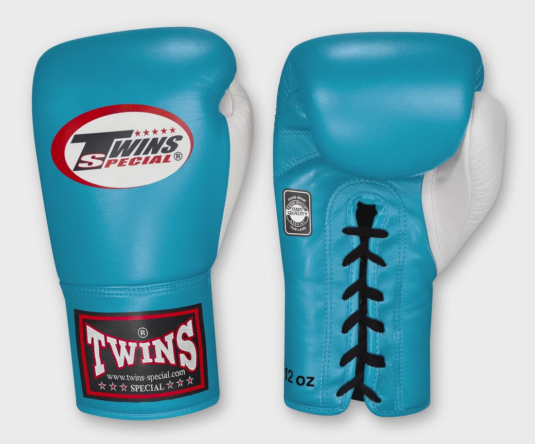 Dual Color Laceup - Colored Body and Palm - White Thumb - Brights - Yellow, Pink, Light Blue, Orange