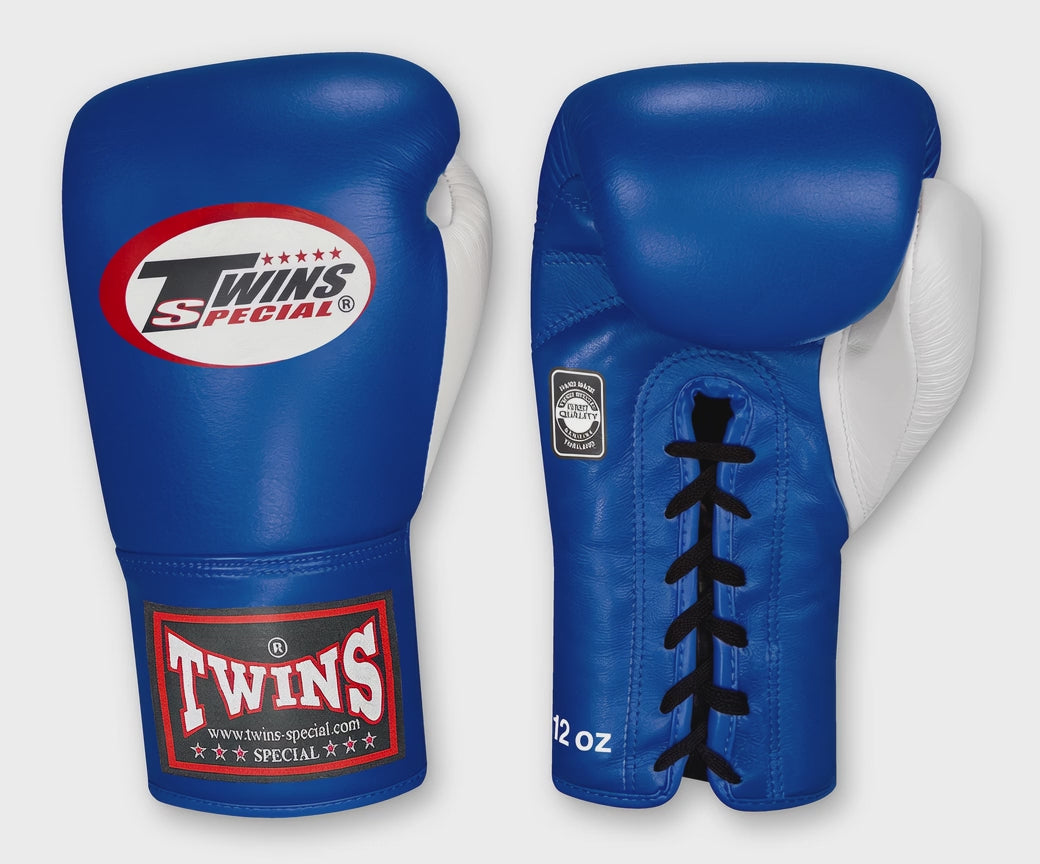 Dual Color Laceup - Colored Body and Palm - White Thumb - Bolds - Red, Blue, Brown Lime, Lavender